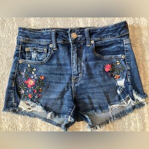 American Eagle Outfitters Dark Blue Jean Shorts